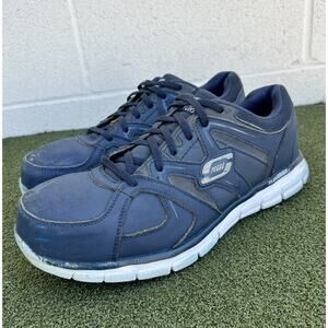 Skechers Men Work Shoes Athletic Slip Resistant Aluminum Toe Steel Plate 12 US